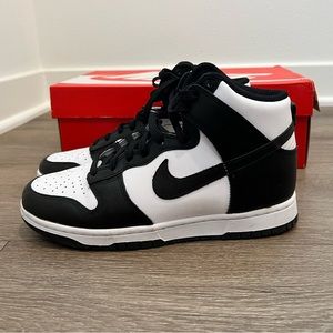 Women’s Nike Dunk High White Black University Red US 8